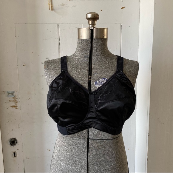 Elomi 4033 Soft Cup Black Lace & Satin Bows Bra - Picture 3 of 12